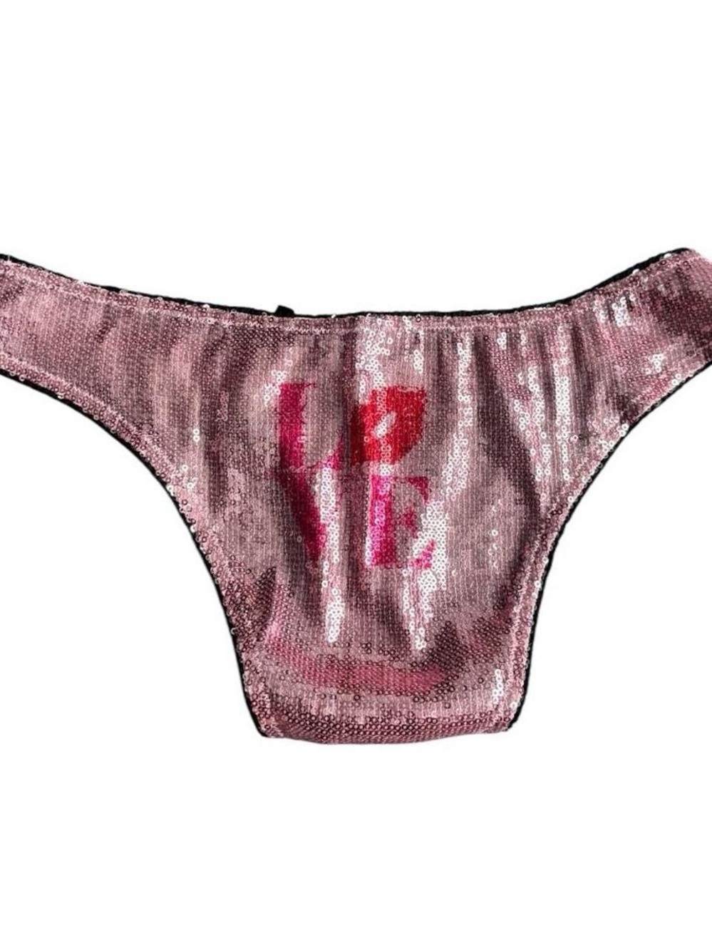 2011 Victoria’s Secret sexy little thing sequin LOVE thong new with tags